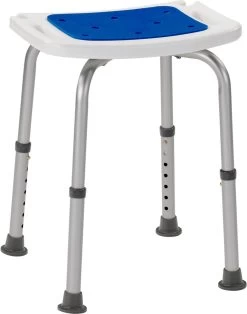 Douchekruk Met Douchekop Houders En Handgrepen- Antislip - Lichtgewicht En In Hoogte Verstelbaar