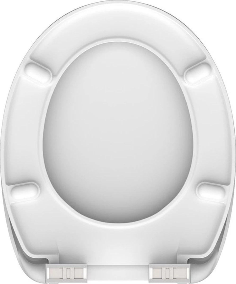 SCHÜTTE WC-Bril 82155 INDUSTRIAL GREY - Duroplast - Soft Close - Verchroomde Scharnieren - Decor - 1-zijdige Print - Afbeelding 8