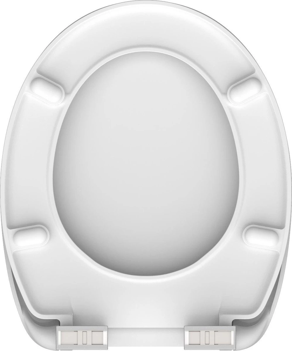 SCHÜTTE WC-Bril 82155 INDUSTRIAL GREY - Duroplast - Soft Close - Verchroomde Scharnieren - Decor - 1-zijdige Print - Afbeelding 4